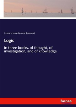 Logic - Lotze, Hermann;Bosanquet, Bernard