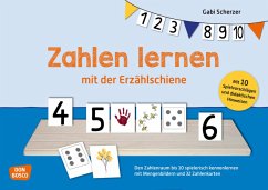 Cover Zahlen lernen mit der Erzählschiene.