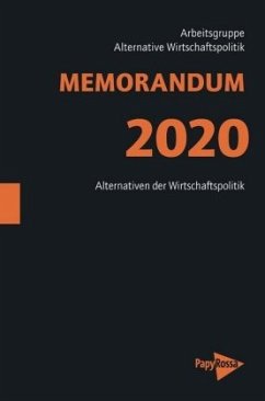 Meomorandum 2020 - Arbeitsgruppe Alternative Wirtschaftspolitik
