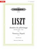 Années de Pèlerinage -- Deuxième Année (Italie), Venezia E Napoli for Piano