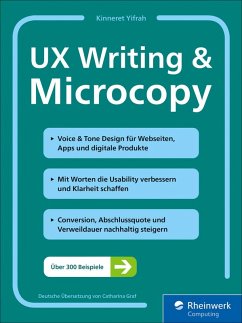 UX Writing & Microcopy (eBook, ePUB) - Yifrah, Kinneret