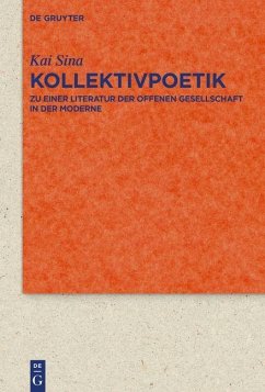 Kollektivpoetik (eBook, PDF) - Sina, Kai