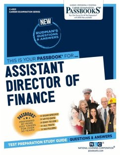 Assistant Director of Finance (C-4501): Passbooks Study Guide Volume 4501 - National Learning Corporation