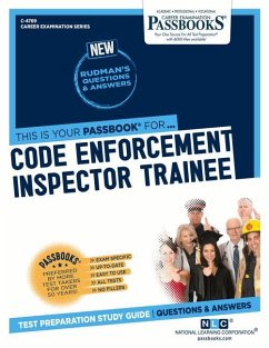 Code Enforcement Inspector Trainee: Passbooks Study Guide Volume 4769 - National Learning Corporation