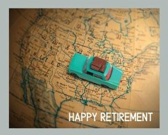 Happy Retirement Guest Book ( Landscape Hardcover ) - Bell, Lulu And