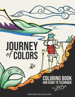 Journey of Colors: Coloring Book and Guide to Technique - Media, Ziebee