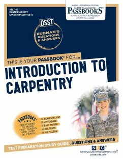 Introduction to Carpentry (Dan-40): Passbooks Study Guide Volume 40 - National Learning Corporation