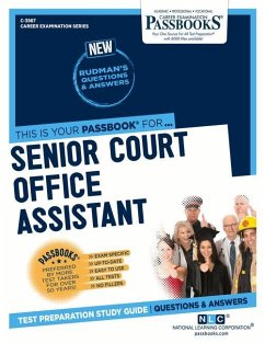 Senior Court Office Assistant (C-3987): Passbooks Study Guide Volume 3987 - National Learning Corporation