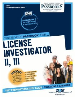 License Investigator II/III (C-4761): Passbooks Study Guide Volume 4761 - National Learning Corporation