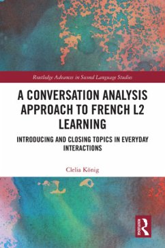 Cover A Conversation Analysis Approach to French L2 Learning