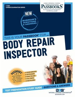 Body Repair Inspector (C-3281): Passbooks Study Guide Volume 3281 - National Learning Corporation