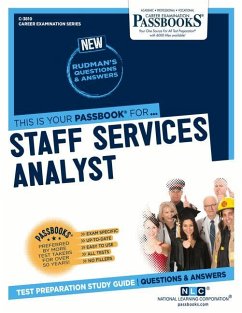 Staff Services Analyst (C-3810): Passbooks Study Guide Volume 3810 - National Learning Corporation