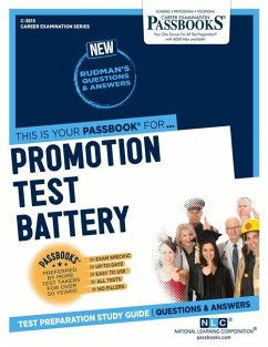 Promotion Test Battery (C-3815): Passbooks Study Guide Volume 3815 - National Learning Corporation