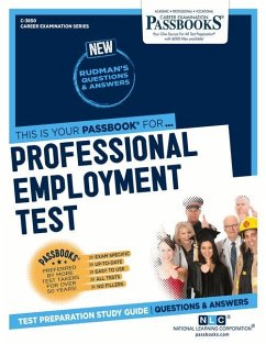 Professional Employment Test (C-3850): Passbooks Study Guide Volume 3850 - National Learning Corporation