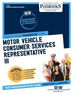 Motor Vehicle Consumer Services Representative III (C-4939): Passbooks Study Guide Volume 4939 - National Learning Corporation