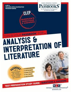 Analysis & Interpretation of Literature (Clep-4): Passbooks Study Guide Volume 4 - National Learning Corporation