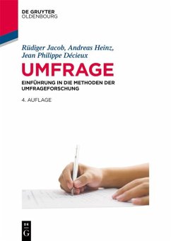 Umfrage (eBook, PDF) - Jacob, Rüdiger; Heinz, Andreas; Décieux, Jean Philippe