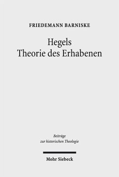 Hegels Theorie des Erhabenen (eBook, PDF) - Barniske, Friedemann