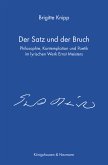 Der Satz und der Bruch (eBook, PDF)