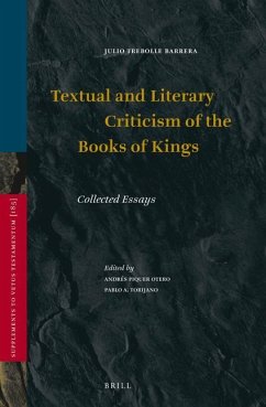 Textual and Literary Criticism of the Books of Kings: Collected Essays - Trebolle Barrera, Julio