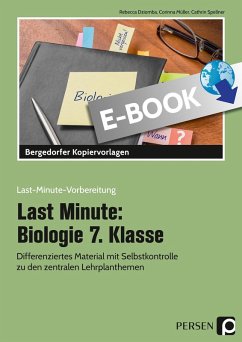 Last Minute: Biologie 7. Klasse (eBook, PDF) - Dziomba, Rebecca; Müller, Corinna; Spellner, Cathrin