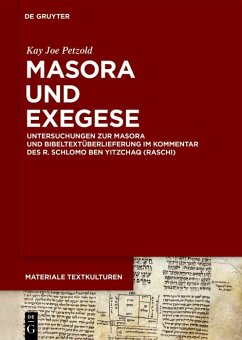 Masora und Exegese (eBook, PDF) - Petzold, Kay Joe