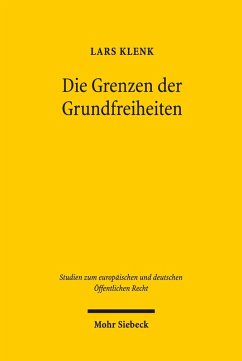 Die Grenzen der Grundfreiheiten (eBook, PDF) - Klenk, Lars