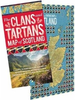 Cover The Clans and Tartans Map of Scotland