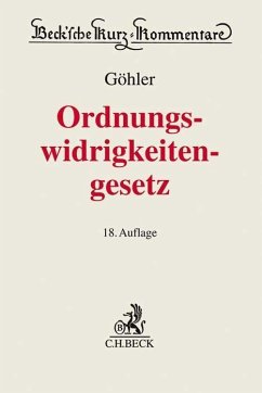 Gesetz über Ordnungswidrigkeiten - Göhler, Erich;Gürtler, Franz;Seitz, Helmut