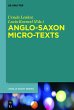 Anglo-Saxon Micro-Texts (eBook, PDF) - Bild 1