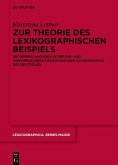 Zur Theorie des lexikographischen Beispiels (eBook, PDF)