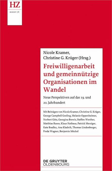Freiwilligenarbeit und gemeinnützige Organisationen im Wandel (eBook, PDF)