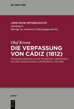 Die Verfassung von Cádiz (1812) (eBook, PDF) - Kroon, Olaf