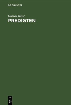 Cover Predigten (eBook, PDF)