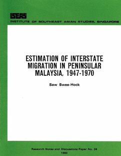 Estimation of Interstate Migration in Peninsular Malaysia, 1947 - 1970 (eBook, PDF) - Saw, Swee-Hock