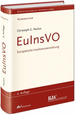 EuInsVO - Europäische Insolvenzverordnung - Paulus, Christoph Georg