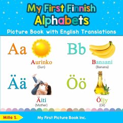 Cover My First Finnish Alphabets Picture Book with English Translations