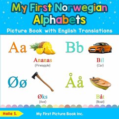 Cover My First Norwegian Alphabets Picture Book with English Translations