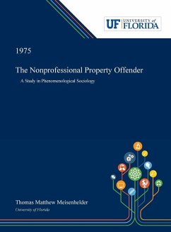 The Nonprofessional Property Offender - Meisenhelder, Thomas