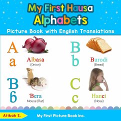 My First Hausa Alphabets Picture Book with English Translations - S, Atikah