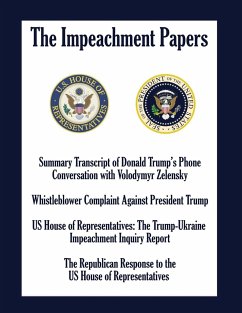 THE IMPEACHMENT PAPERS - Republican Staffers; US House of Representatives