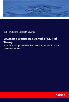 Cover Bowman's-Weitzman's Manual of Musical Theory