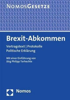 Brexit-Abkommen - Terhechte, Jörg Philipp