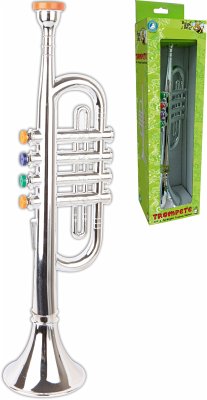Cover Boogie Bee Trompete silber, 4 Tasten, 38 cm