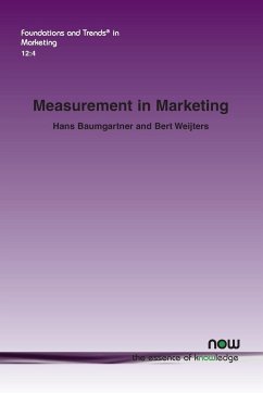 Measurement in Marketing - Baumgartner, Hans; Weijters, Bert