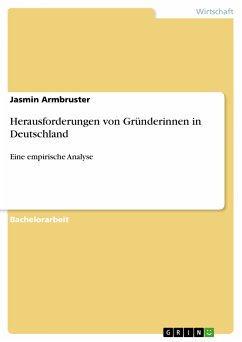 Herausforderungen von Gründerinnen in Deutschland (eBook, PDF) - Armbruster, Jasmin