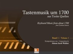 Cover Tastenmusik um 1700 aus Tiroler Quellen