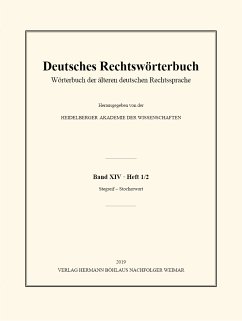 Deutsches Rechtswörterbuch (eBook, PDF)