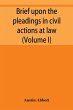 Brief upon the pleadings in civil... - Bild 1