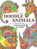 Doodle Animals Stress Relief Zentangle Coloring Book For Adults